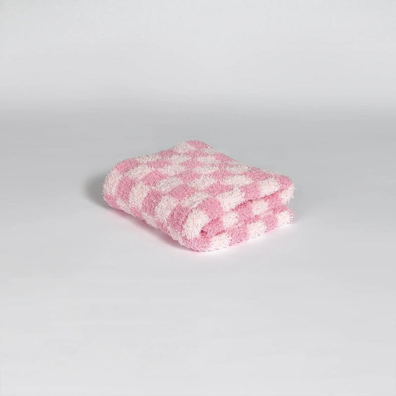 Cotton Candy Check Print Lovey-10