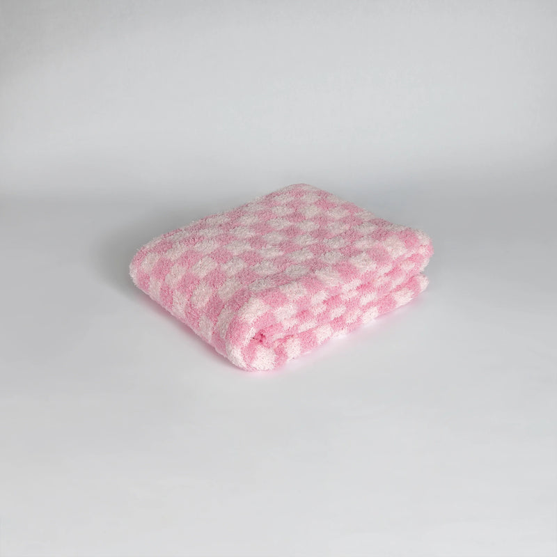 Cotton Candy Check Print Toddler Blanket-14