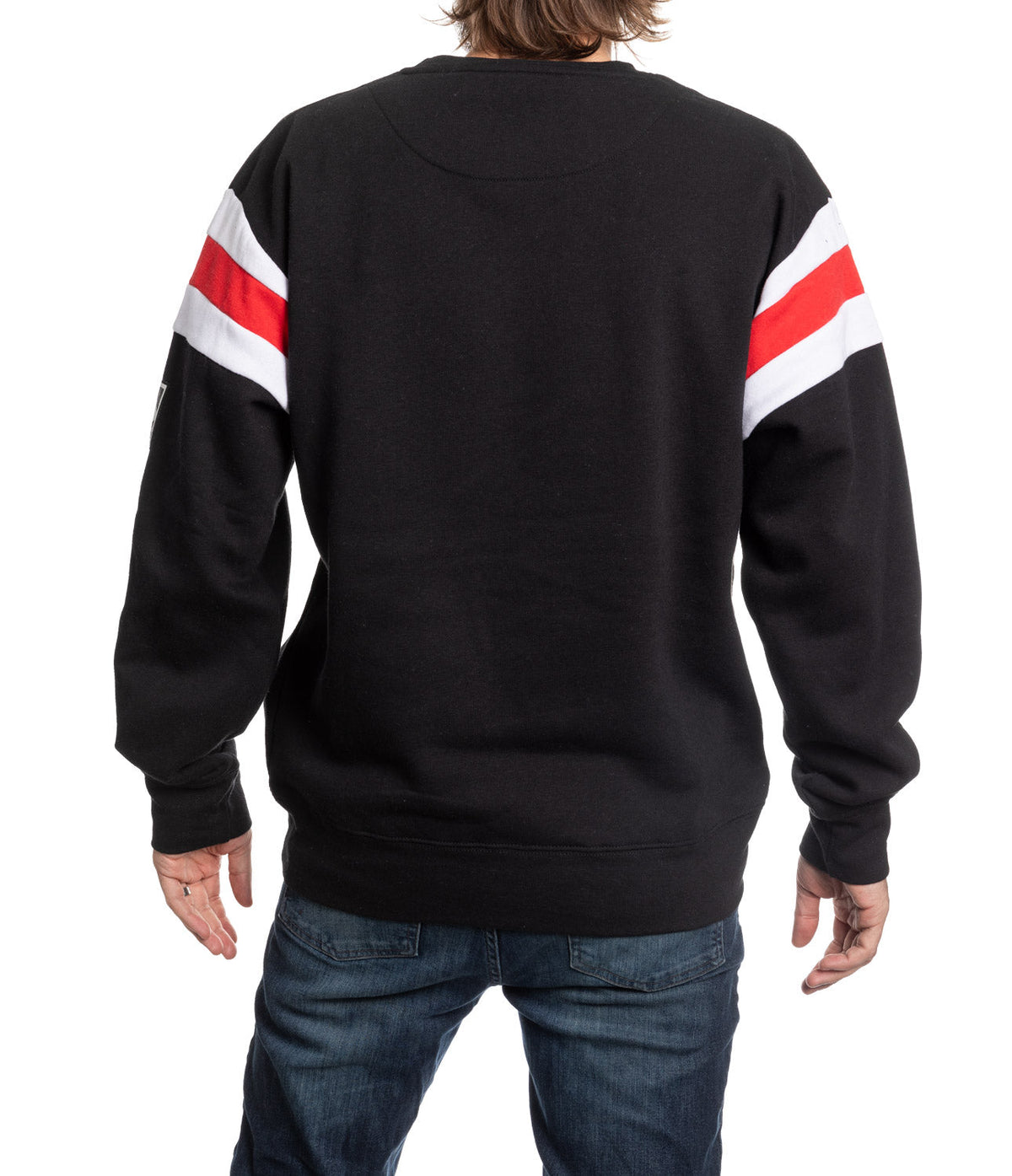 Chicago Blackhawks Varsity Retro Style Crewneck Sweater-3