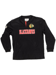 NHL Chicago Blackhawks Long Sleeve Henley-5