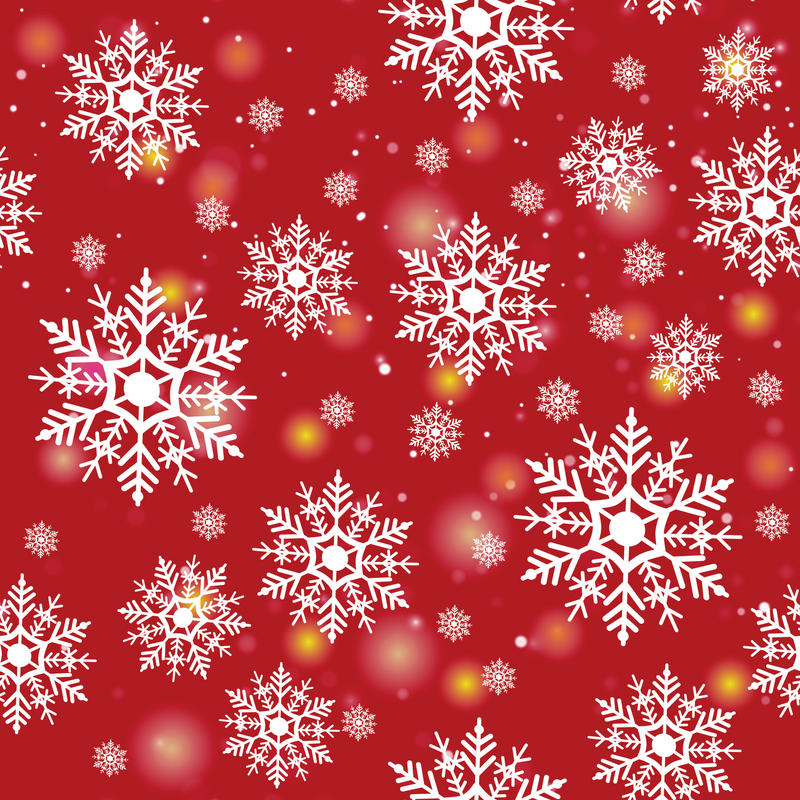 Snowflakes 2 - Christmas Pattern Adhesive Vinyl-1