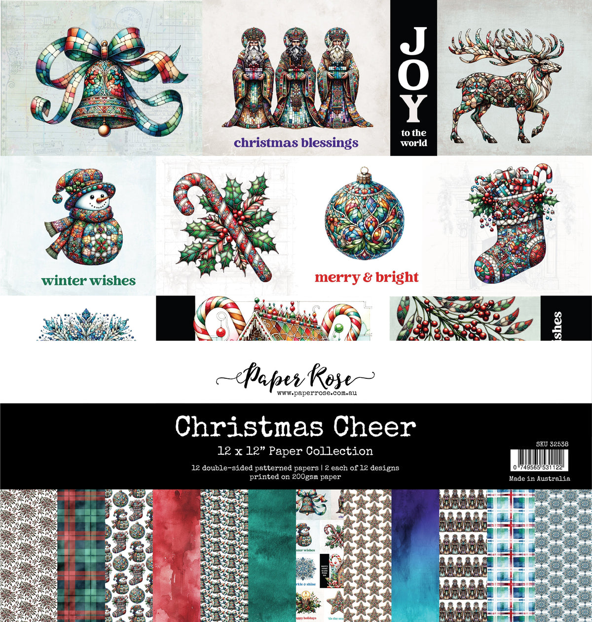 Christmas Cheer 12x12 Paper Collection 32538-1