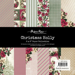Colección de papeles Christmas Holly 6x6 35115-1