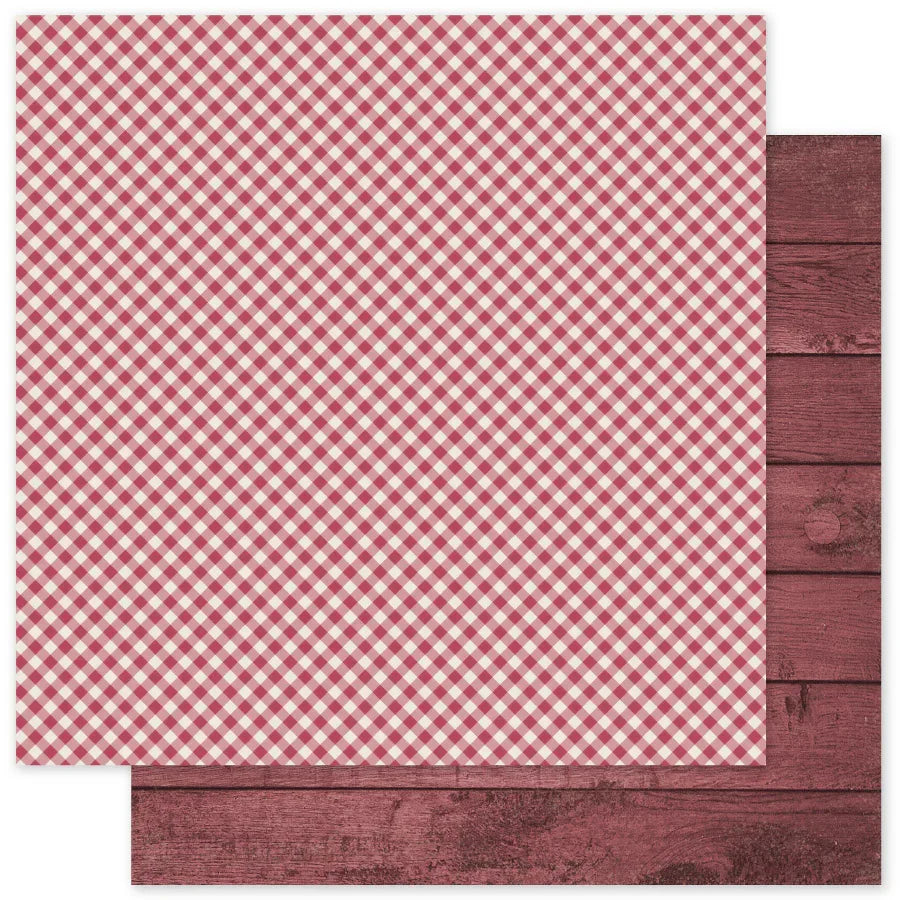 Collection de papiers "Bases de houx de Noël" 6x6 35139-3