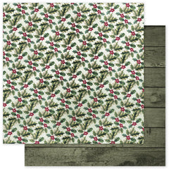 Collection de papiers "Bases de houx de Noël" 6x6 35139-6