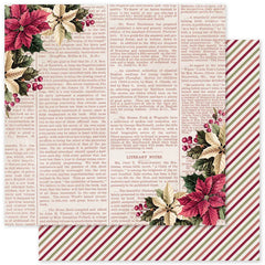 Papiers 30x30 cm Houx de Noël (Lot de 12) 35133-1