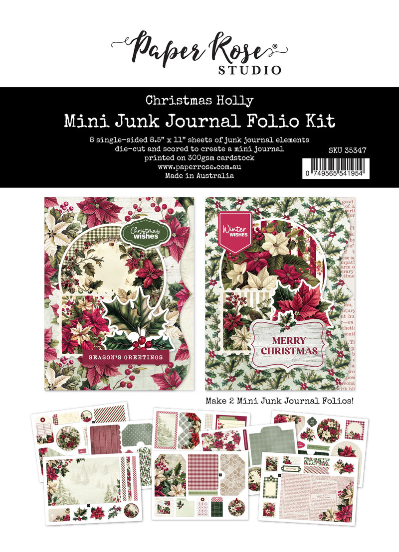 Christmas Holly Mini Folio Kit 35347-1