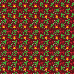 Christmas Bells  Adhesive Vinyl Pattern 2-1