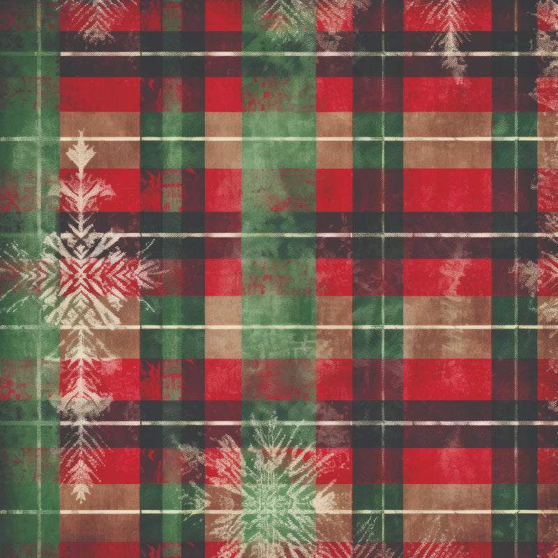 Creative Expressions Taylor Made Journals Christmas Plaid 8 in x 8 in Paper Pad-10