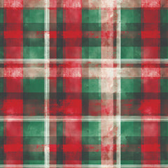 Creative Expressions Taylor Made Journals Christmas Plaid 8 in x 8 in Paper Pad-11