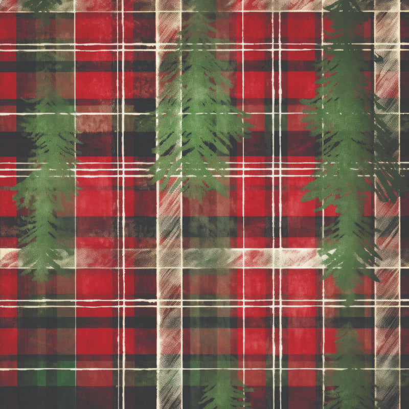 Creative Expressions Taylor Made Journals Christmas Plaid 8 in x 8 in Paper Pad-13