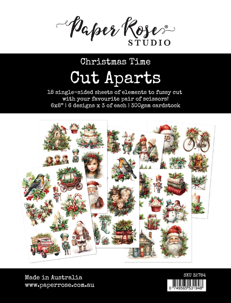 Christmas Time Cut Aparts Paper Pack 32784-1