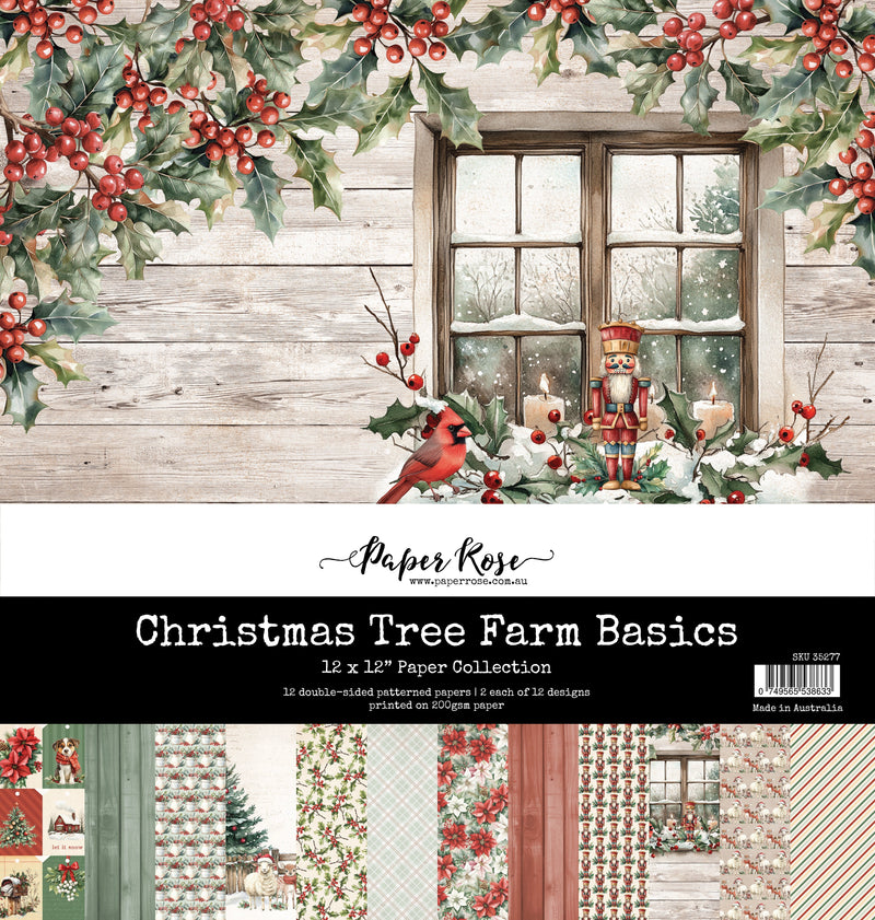 Christmas Tree Farm Basics 12x12 Paper Collection 35277-1