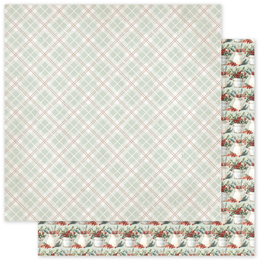 Christmas Tree Farm Basics E 12x12 Paper (12pc Bulk Pack) 35292-1