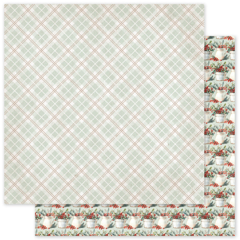 Christmas Tree Farm Basics E 12x12 Paper (12pc Bulk Pack) 35292-1