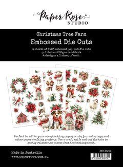 Christmas Tree Farm Embossed Die Cuts 35298-1
