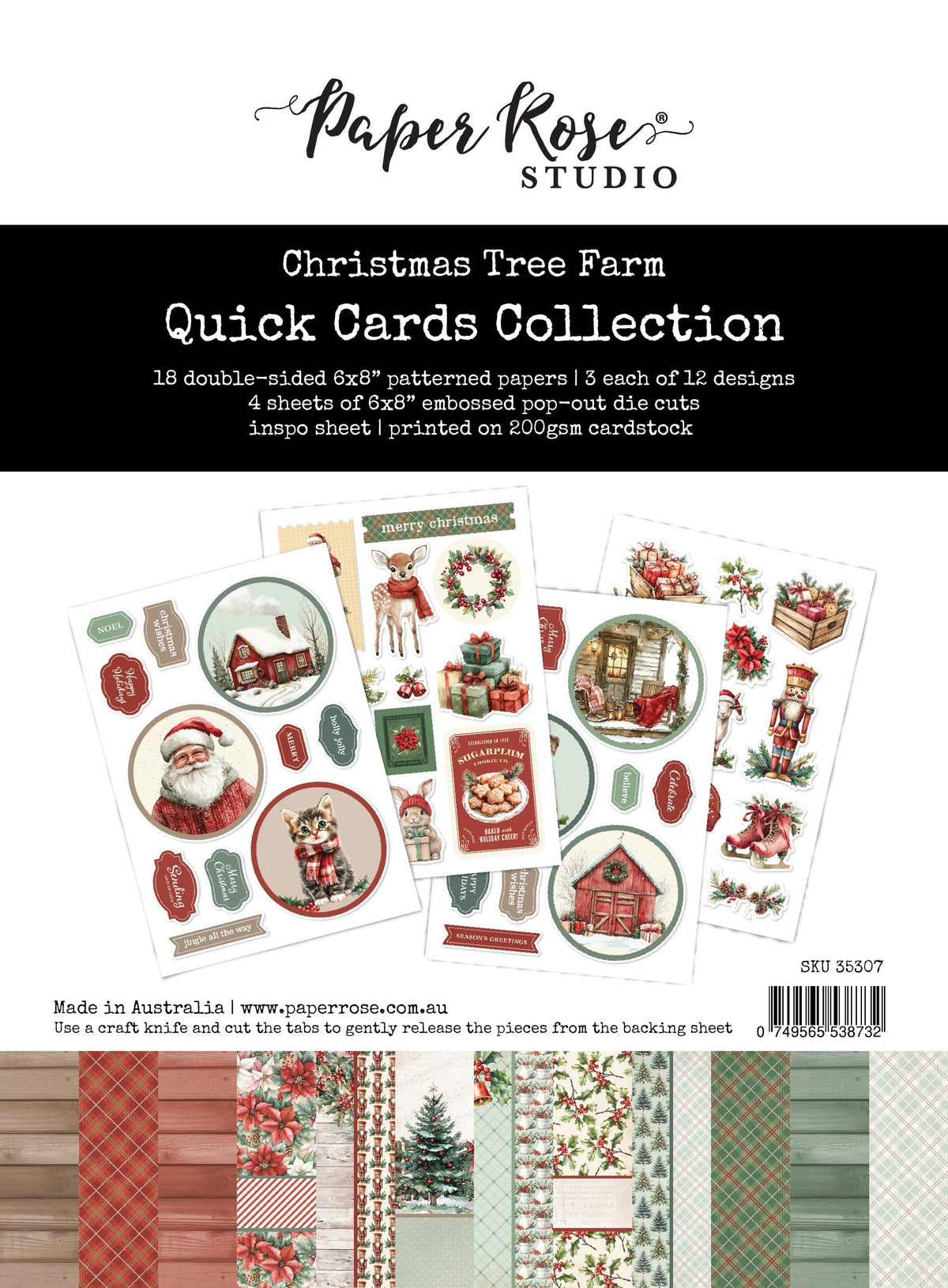 Christmas Tree Farm Quick Card Collection 35307-1