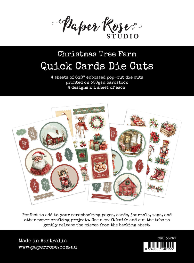 Christmas Tree Farm Quick Card Die Cuts 35247-1