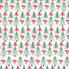 Craft HTV  Christmas Trees Pattern 1-1