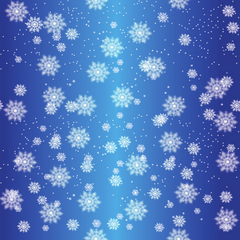 Craft HTV Snow Crystal Blue Snowflakes - Christmas Pattern 2-1