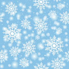 Craft HTV  Blizzard Blue  Snowflakes - Christmas Pattern 1-1
