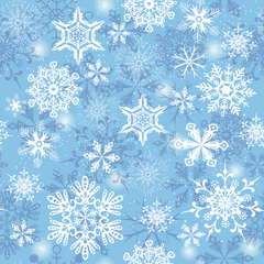 Blizzard Blue Snowflakes Adhesive Vinyl   - Christmas Pattern 2-1