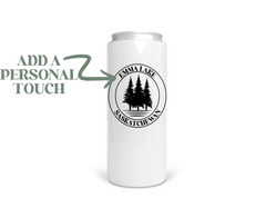 Personalized Lake Stainless Steel Koozie  | Can Cooler | Summer Koozie-1