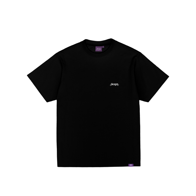 Jacker 'Classic 3D Logo' Tee - Black-1