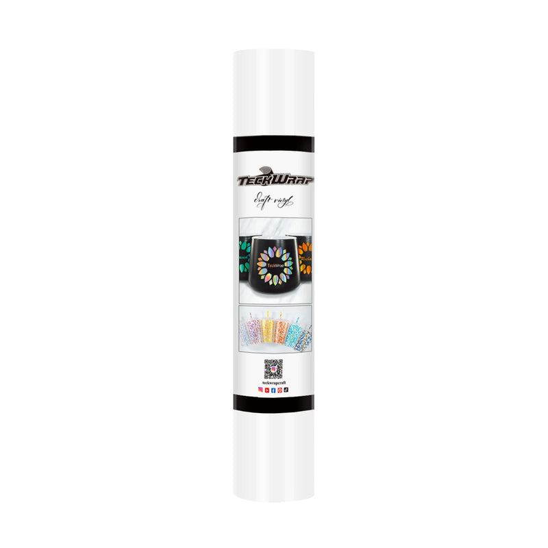 TeckWrap Glossy Adhesive Vinyl - Coconut White | Ideal for Art Projects, Decals, and More!-1