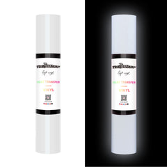 Teckwrap Reflective HTV- Coconut White | Fashionable & Durable HTV for T-Shirts & Costumes-1