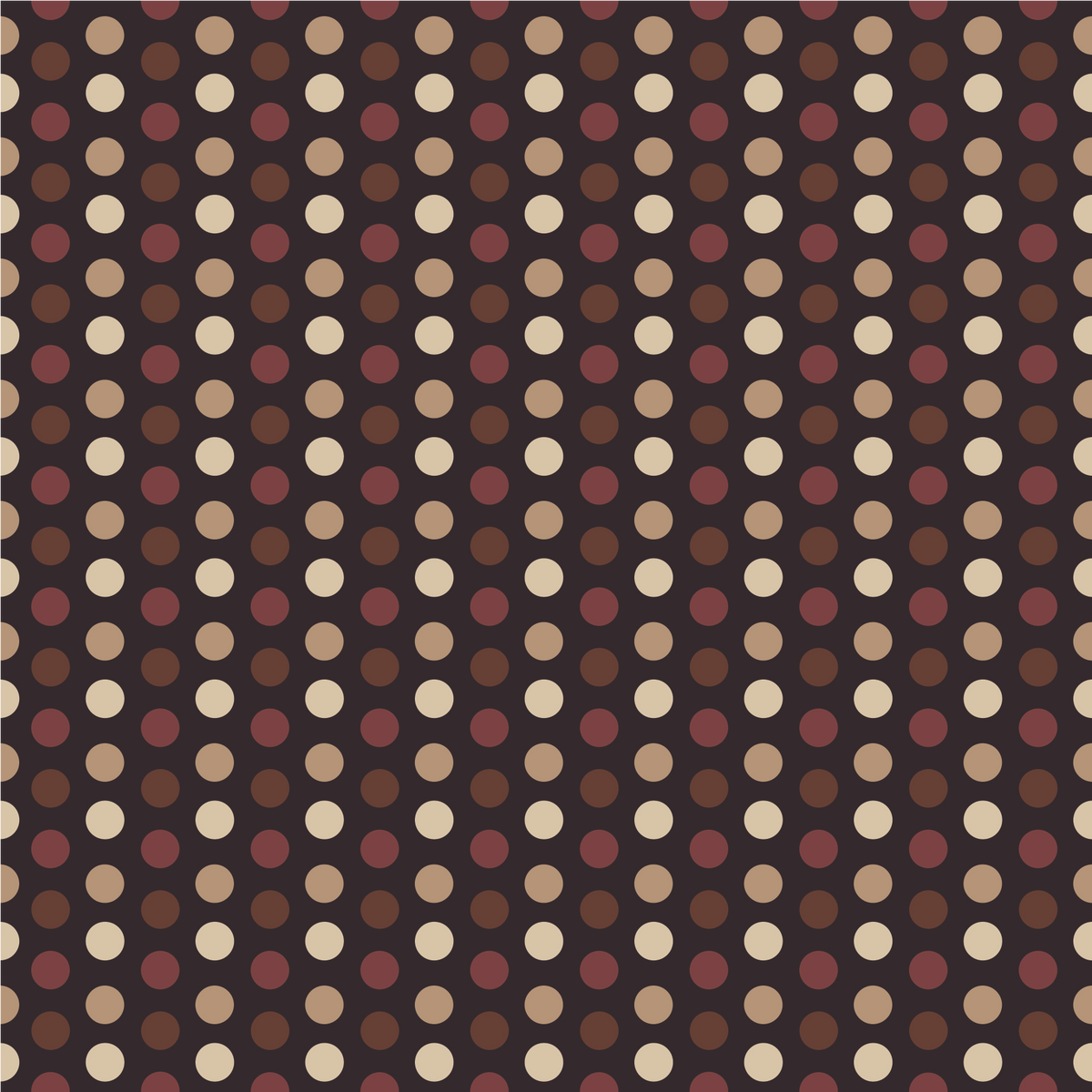 Coffee Polka Dots Adhesive Vinyl-1