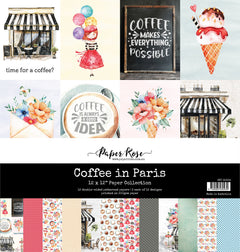 Coffee In Paris 12x12 Paper Collection 32304-1