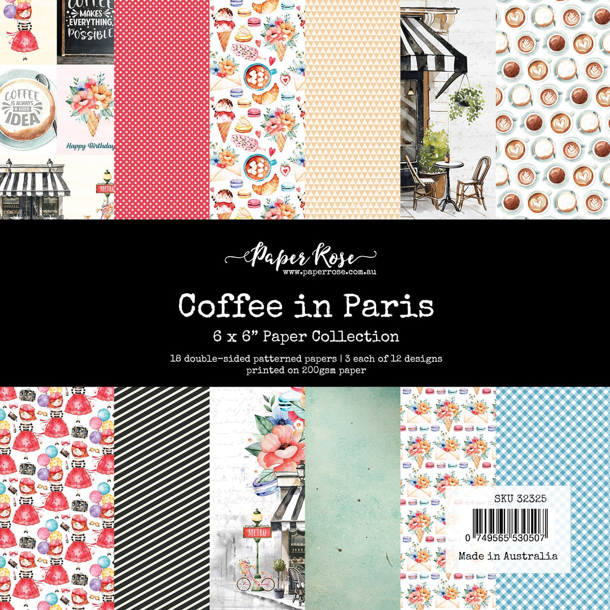 Coffee In Paris 6x6 Paper Collection 32325-1