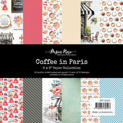 Coffee In Paris 6x6 Paper Collection 32325-1