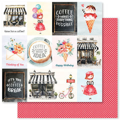 Coffee In Paris A 12x12 Paper (12pc Bulk Pack) 32307-1