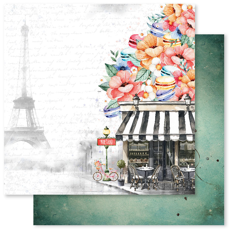 Coffee In Paris 12x12 Paper Collection 32304-6