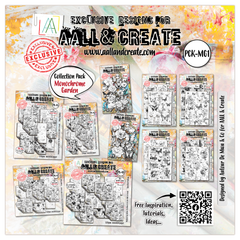 AALL and Create - 12"x12" Collection Pack - Monochrome Garden-1