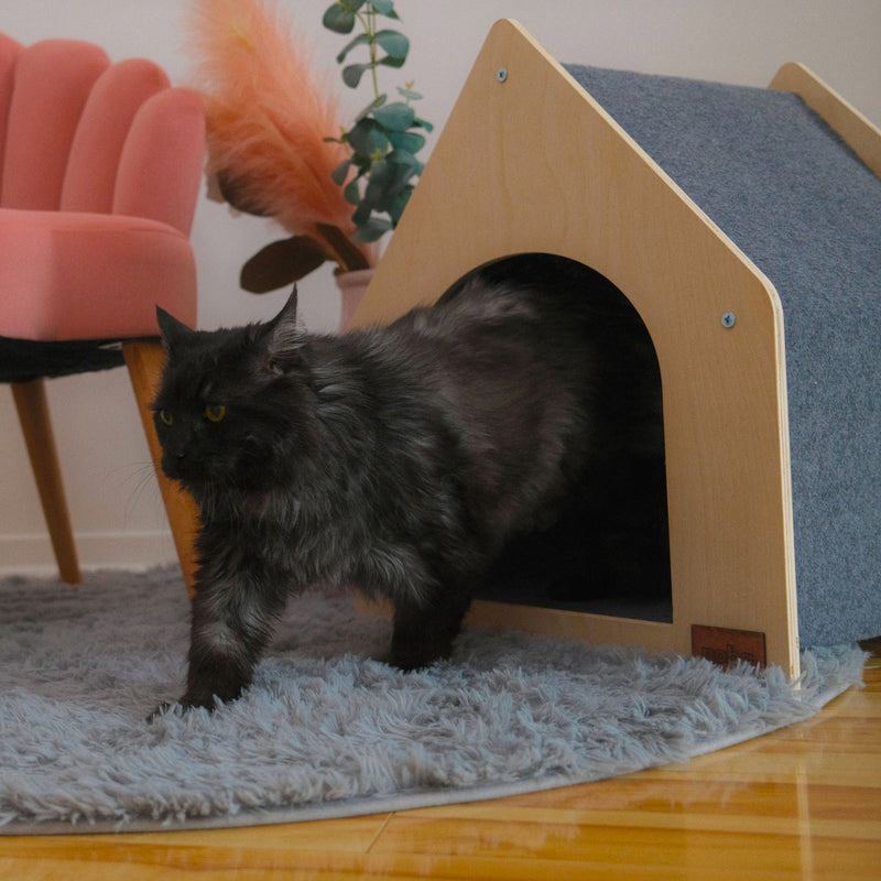 The Noba Cottage Scratchable Cat House-2
