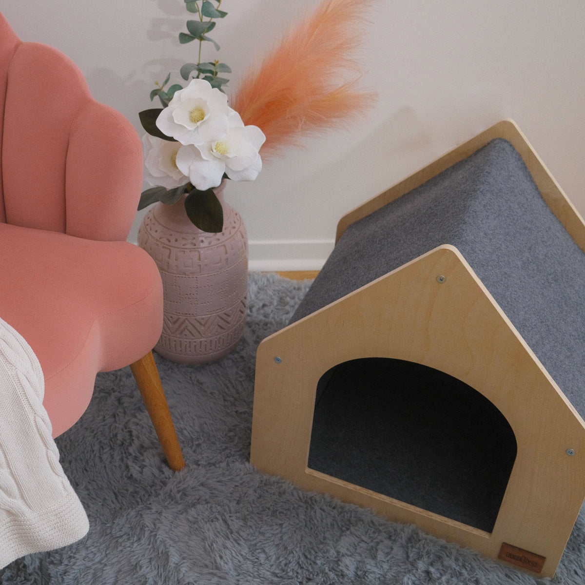 The Noba Cottage Scratchable Cat House-4