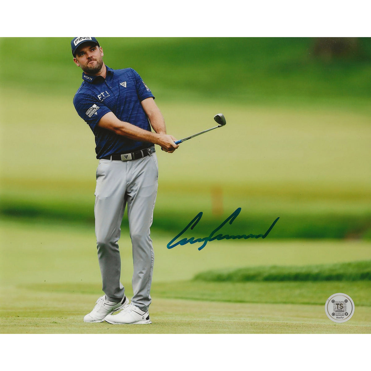 Corey Conners Autographed Chip Shot 8x10 Photo-1
