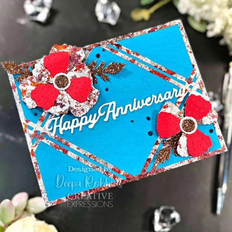 Creative Expressions Sam Poole Shabby Basics Petite Fleur - Madelaine Craft Die-6