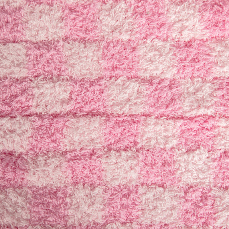 Cotton Candy Check Print Toddler Blanket-9