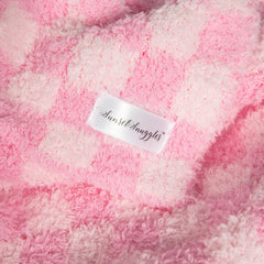 Cotton Candy Check Print Toddler Blanket-3