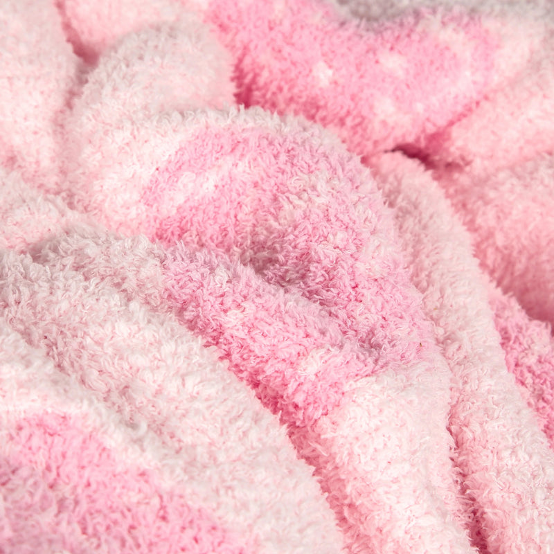 Cotton Candy Strawberry Print Toddler Blanket-9