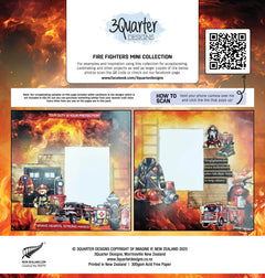 3 Quarter Designs Pompiers Mini Collection 30x30-2