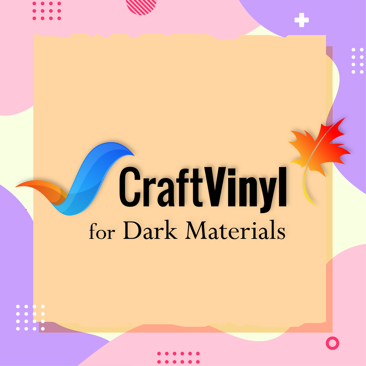 Craft Vinyl Inkjet Printable Transfers For Dark Materials HTV-1