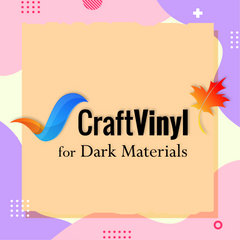 Craft Vinyl Inkjet Printable Transfers For Dark Materials HTV-1