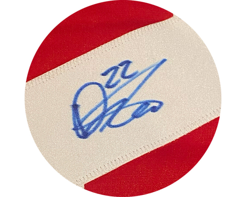 Dylan Cozens Autographed Team Canada Heritage Red Nike Jersey-2