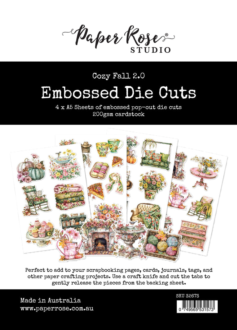 Cozy Fall 2.0  Embossed Die Cuts 32673-1