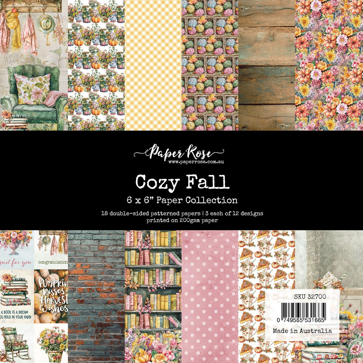 Cozy Fall 6x6 Paper Collection 32700-1